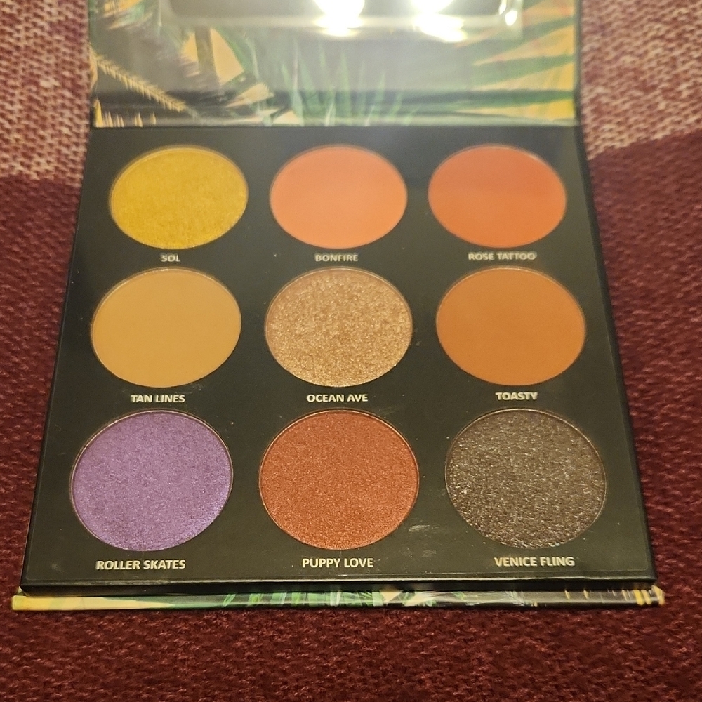 Estate Venice Fling Eyeshadow Palette - Green, Yellow, Pink - Picture 3 of 4